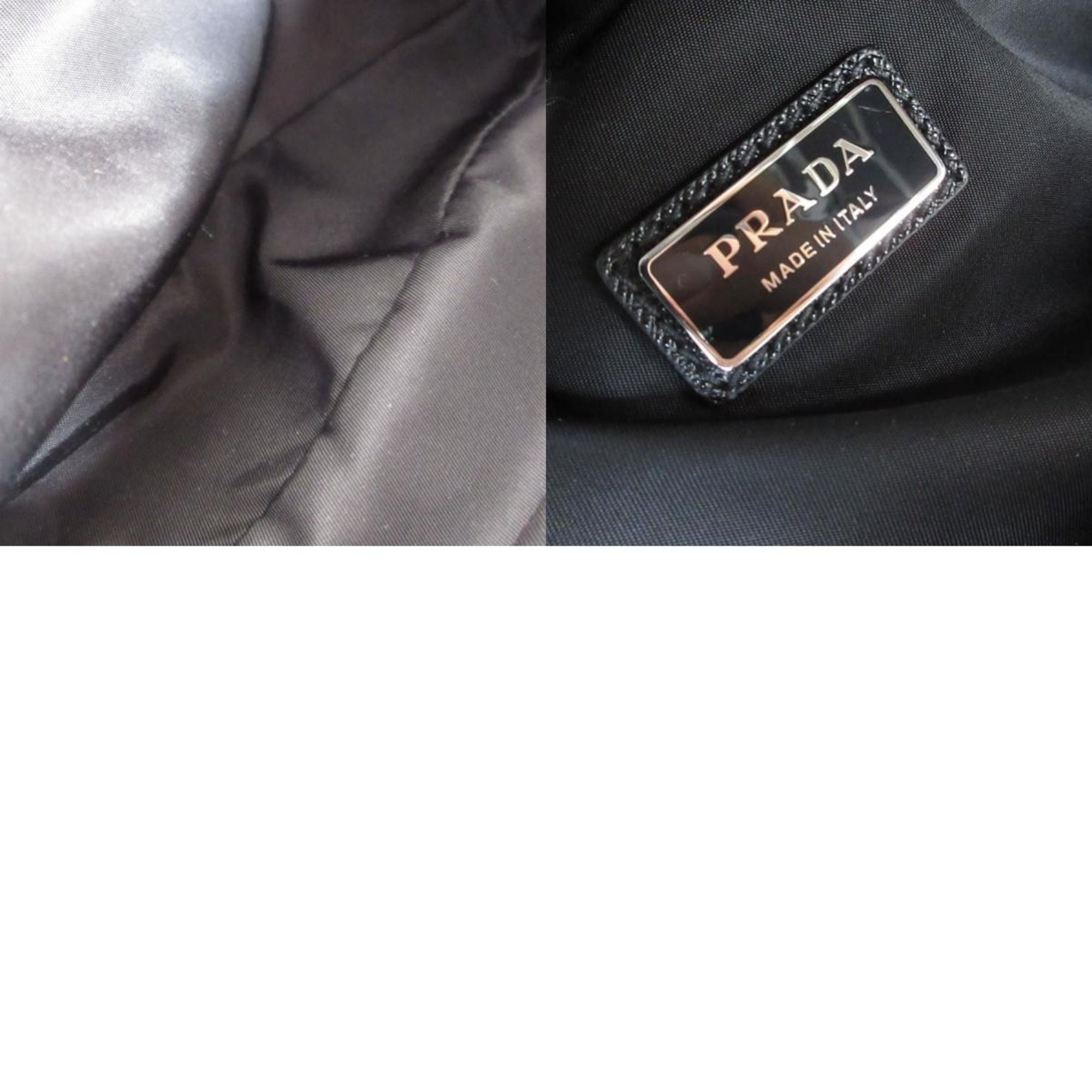 Prada PRADA Body Bag Nylon Black Silver Men's s0423f Size ONE SIZE - 5 Thumbnail
