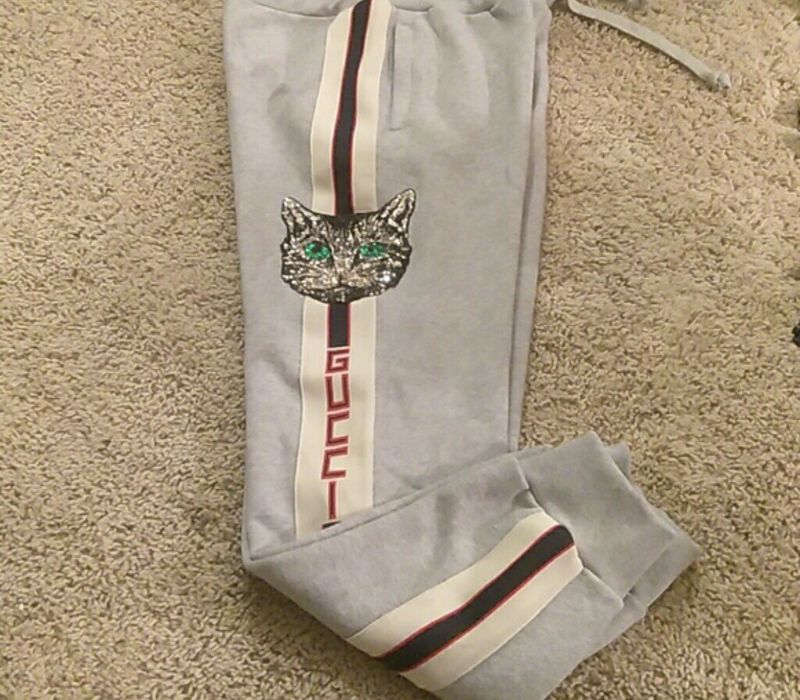 Gucci store cat sweatpants