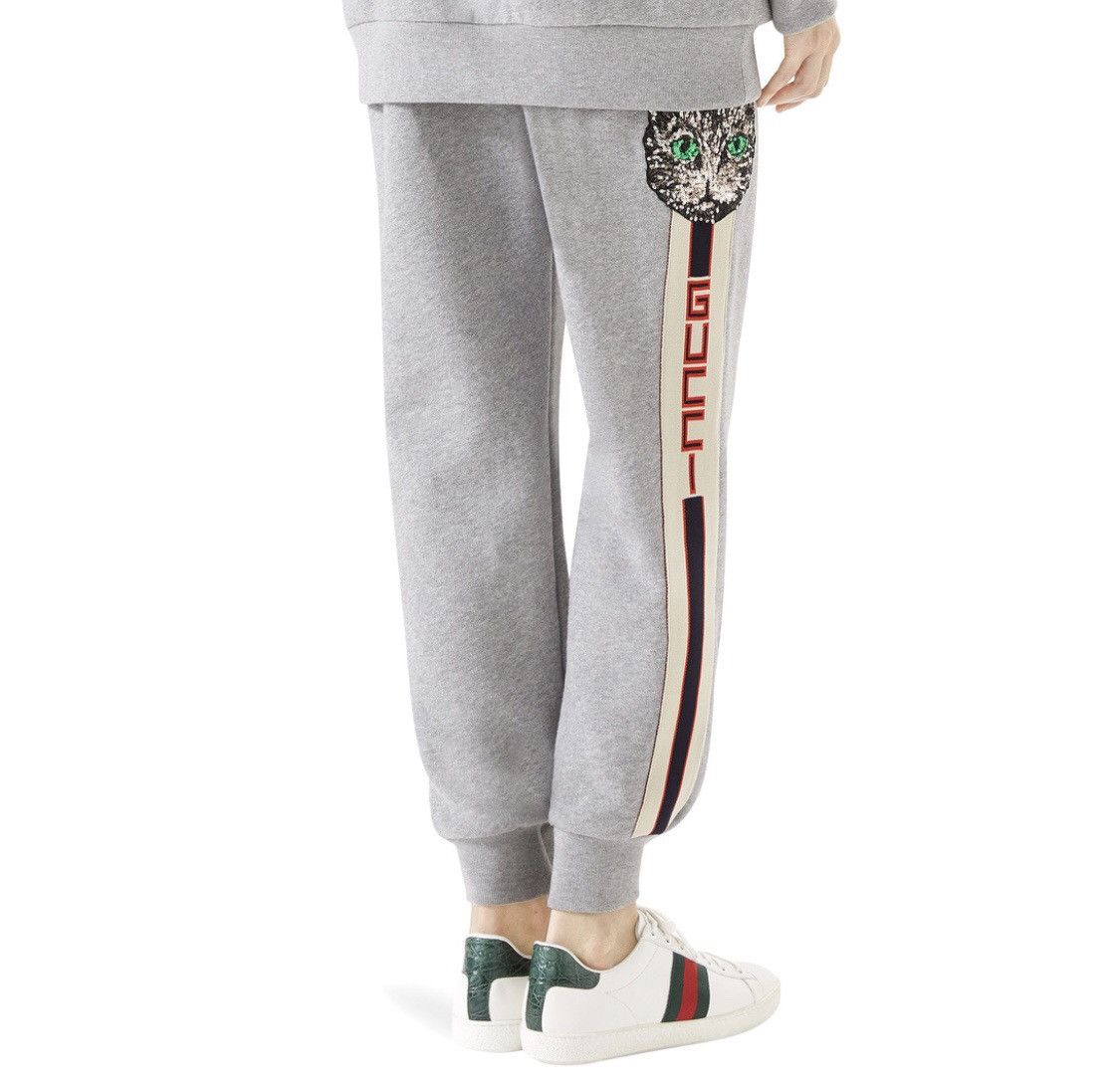 Gucci cat sweatpants store