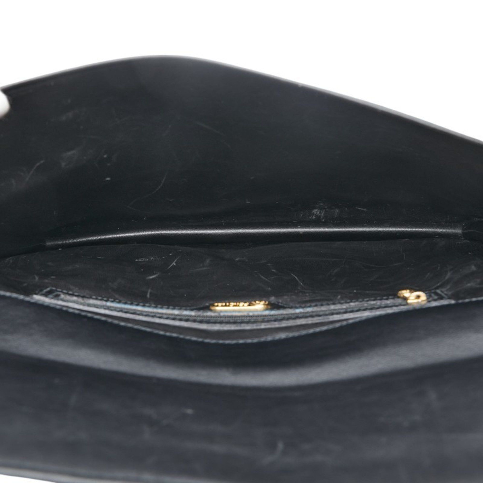Fendi FENDI Clutch Bag Second Black Leather Men's Size ONE SIZE - 6 Thumbnail