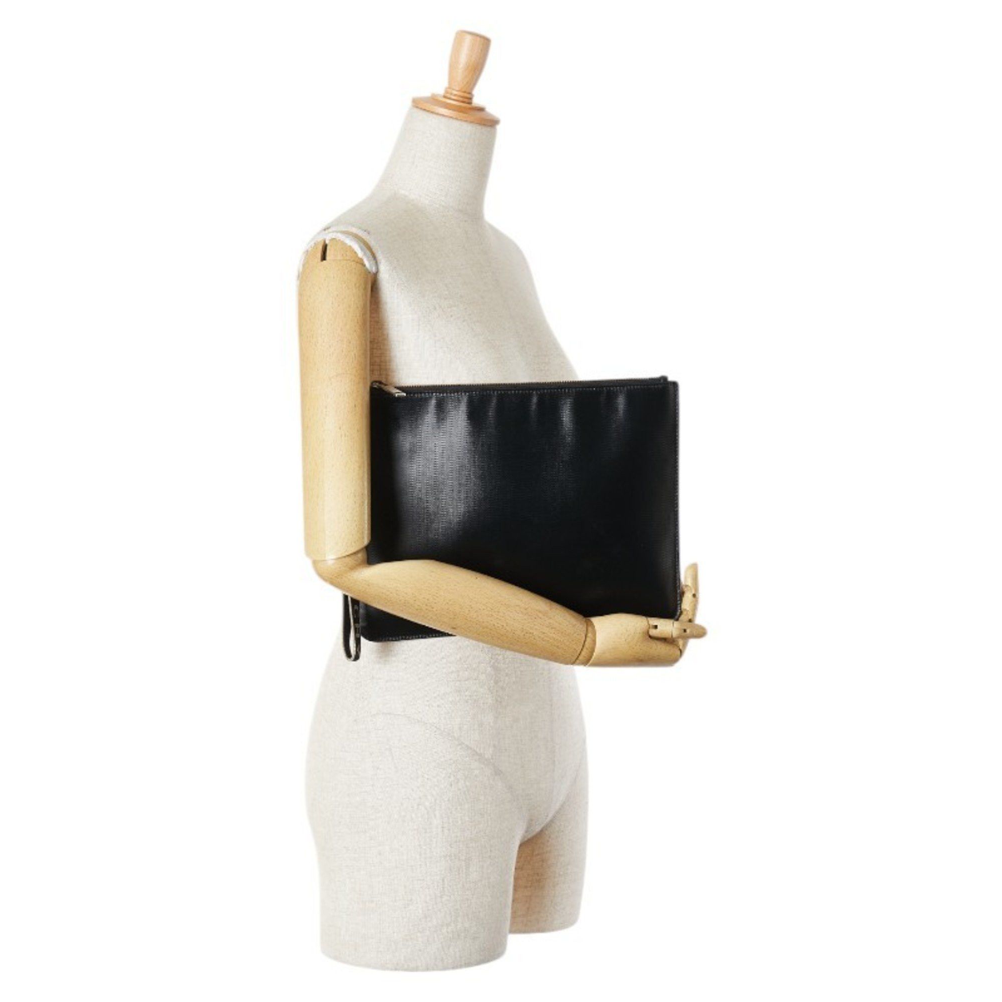 Givenchy Givenchy clutch bag, second black leather, men's Size ONE SIZE - 7 Thumbnail