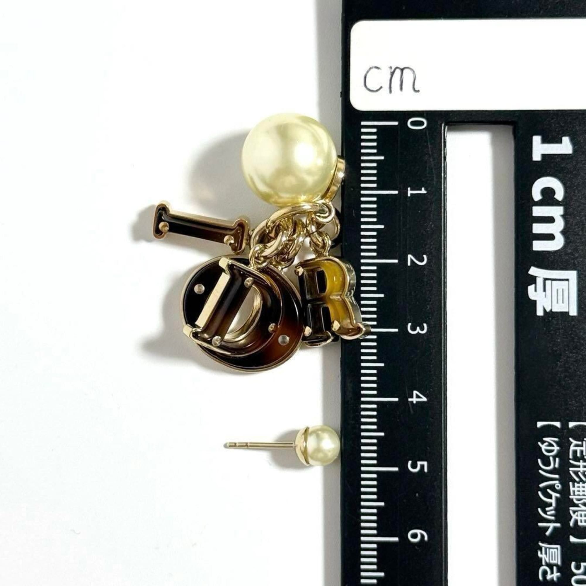 Dior Christian Dior Dior Women's Tribal Single Earring in Tortoise Shell Size ONE SIZE - 5 Thumbnail