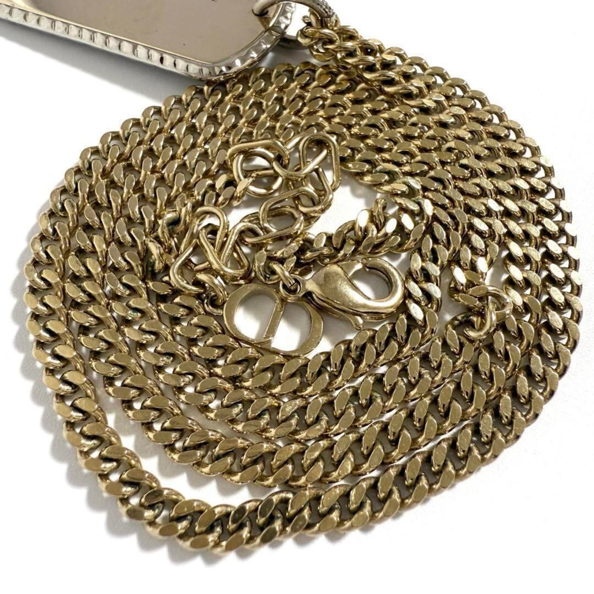 Dior Christian Dior Dior Men's Pendant Necklace Dog Tag Couture Size ONE SIZE - 4 Thumbnail