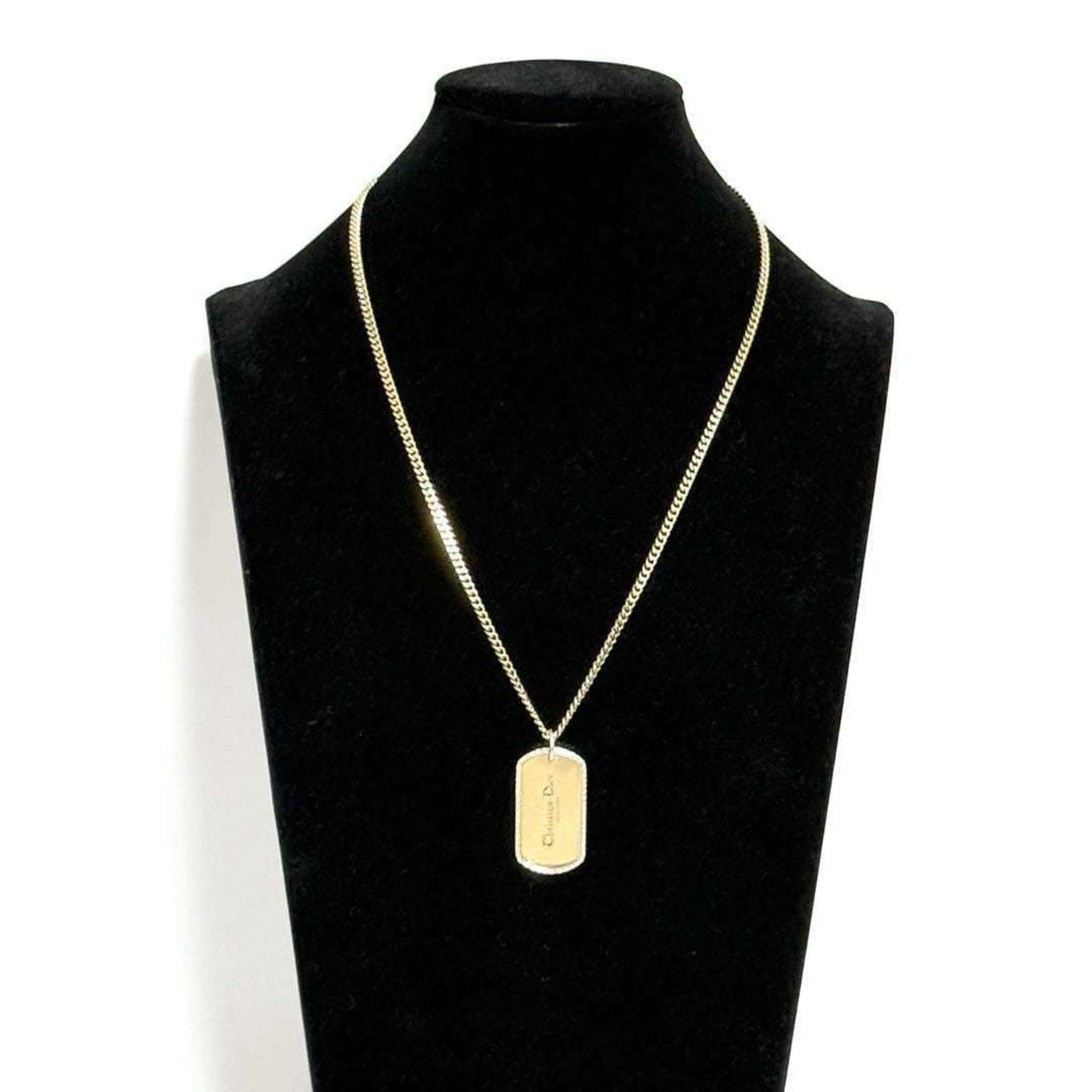 Dior Christian Dior Dior Men's Pendant Necklace Dog Tag Couture Size ONE SIZE - 9 Thumbnail