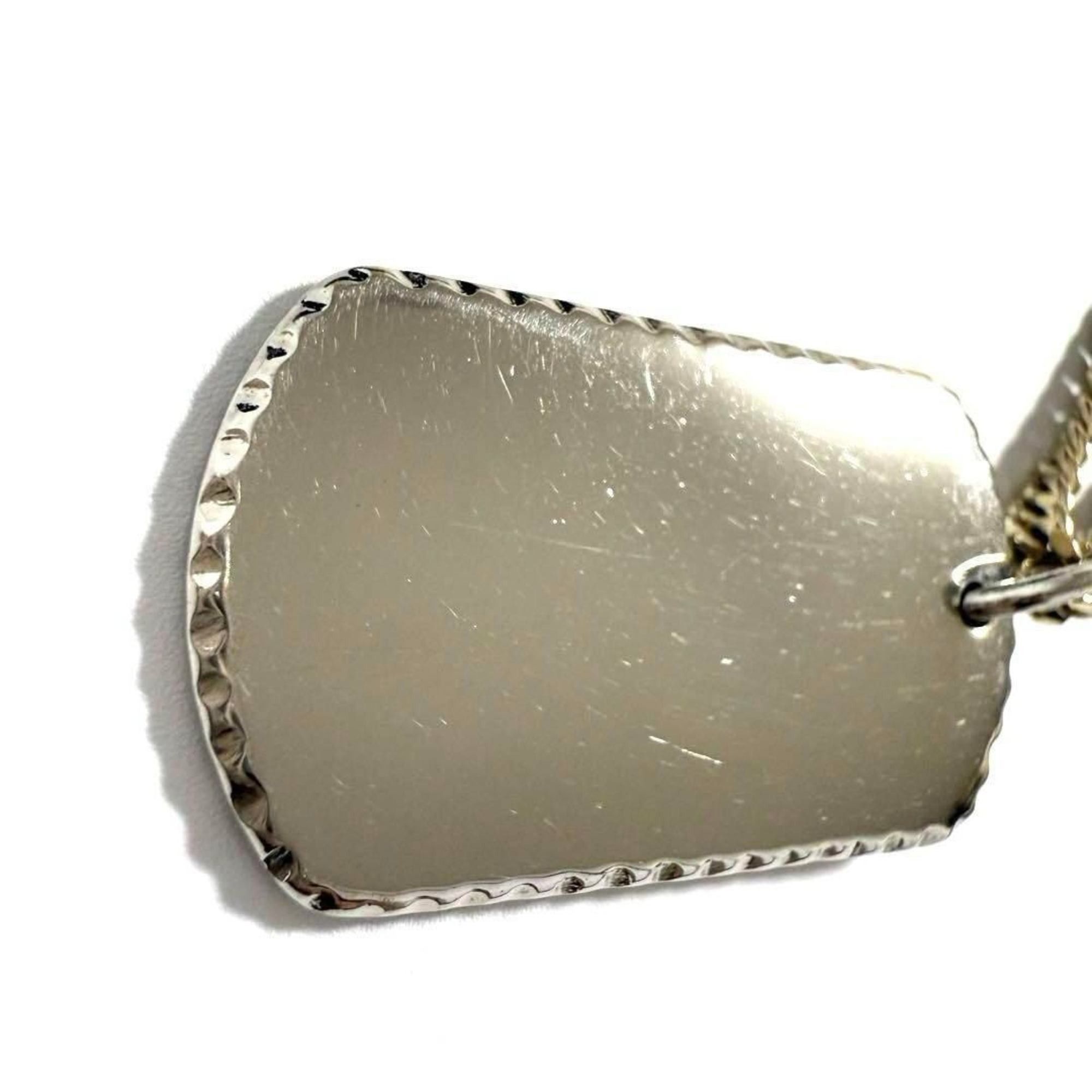Dior Christian Dior Dior Men's Pendant Necklace Dog Tag Couture Size ONE SIZE - 6 Thumbnail
