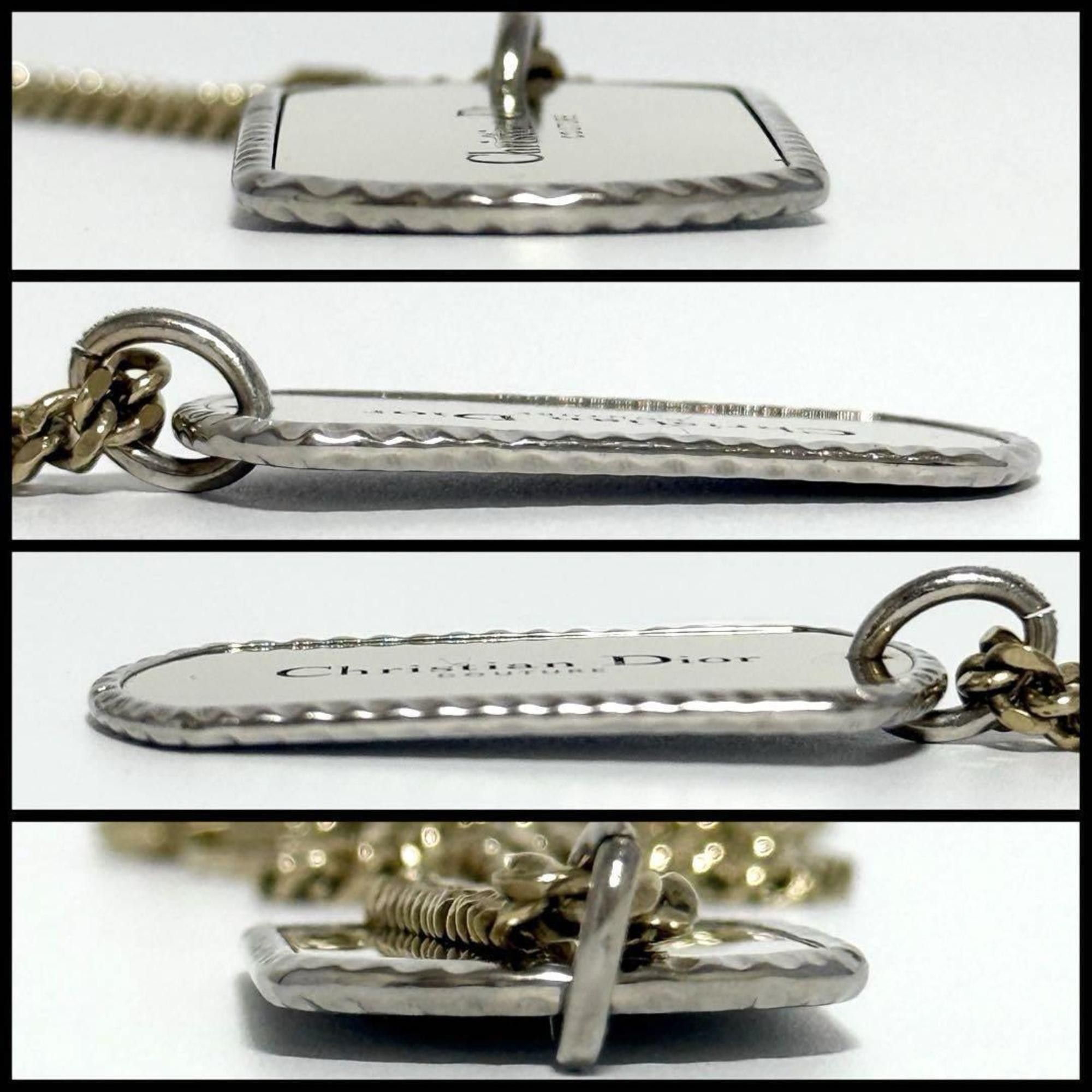 Dior Christian Dior Dior Men's Pendant Necklace Dog Tag Couture Size ONE SIZE - 7 Thumbnail