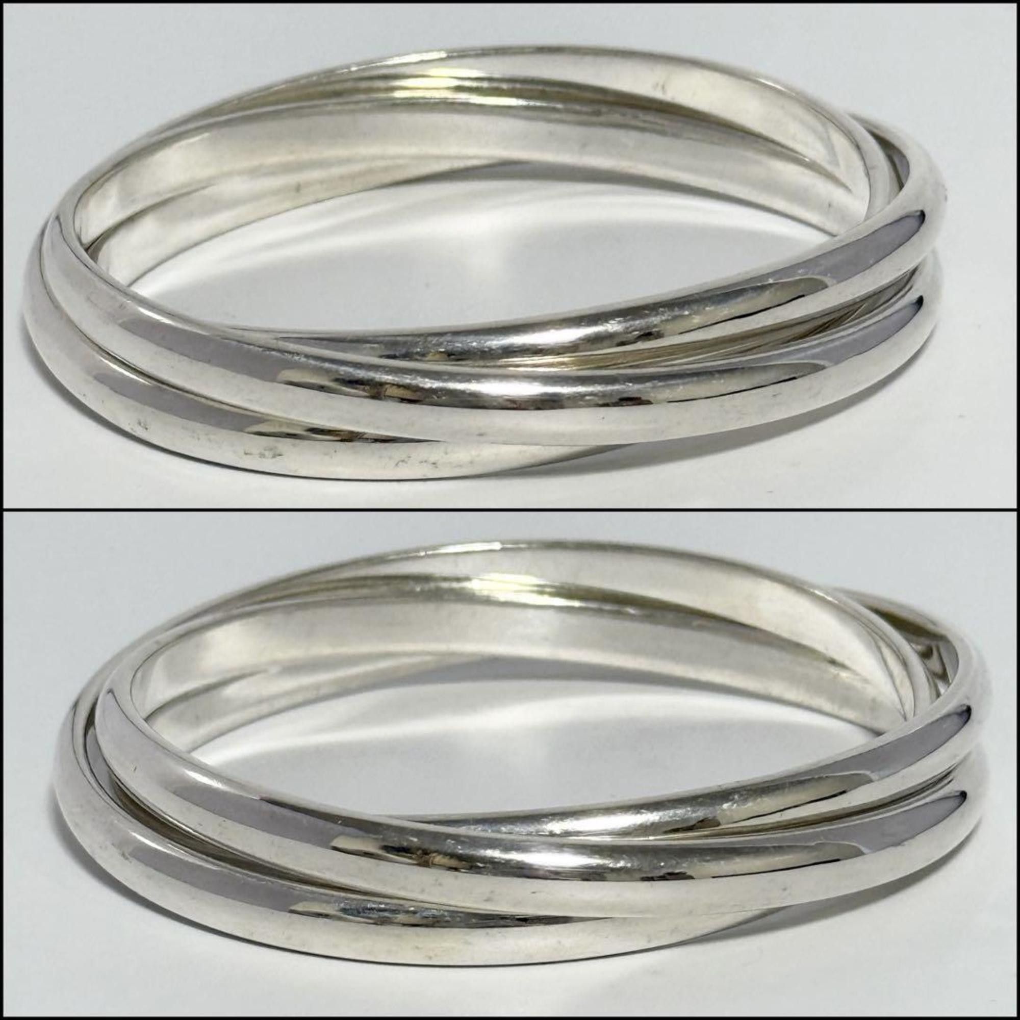 アクセサリー silver925 trinity bangle silver925 trinity bangle