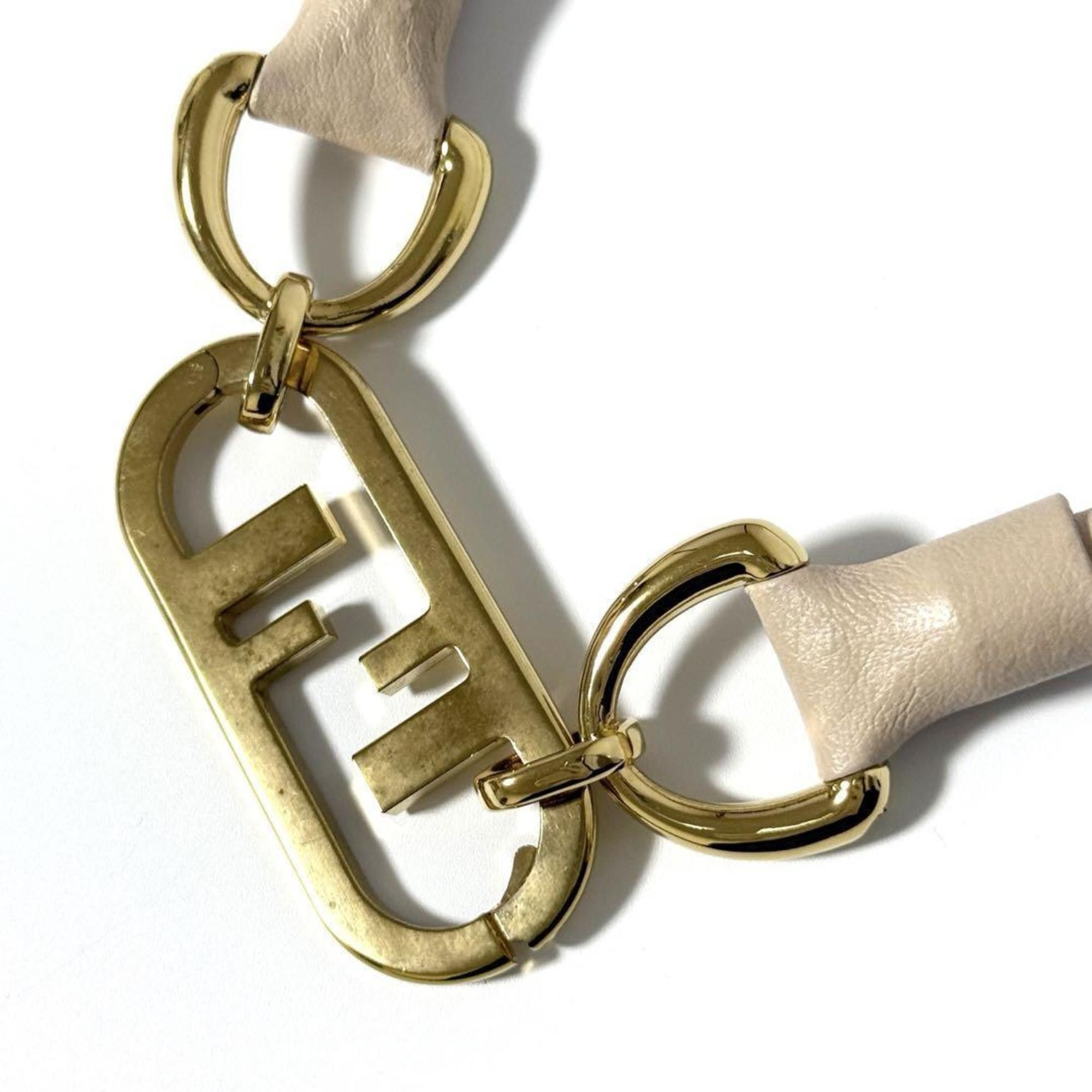 Fendi Fendi Orlock Leather Choker Necklace Pendant Size ONE SIZE - 3 Thumbnail