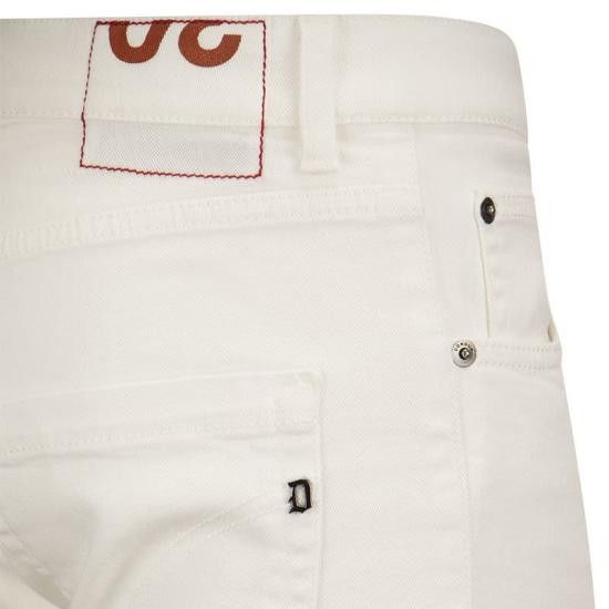Dondup DONDUP Men Denim Pants UP168 BS0030U PTD DU WHITE Size US 34 / EU 50 - 4 Thumbnail