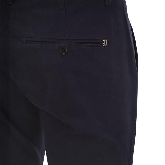 Dondup DONDUP Men Straight Pants UP235 GSE043U PTD BLUE Size US 35 - 4 Thumbnail
