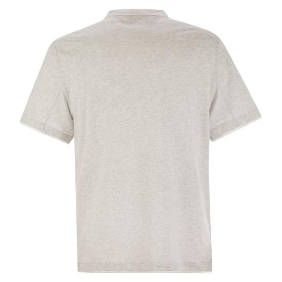 Brunello Cucinelli BRUNELLO CUCINELLI Men Polo Shirts M0B137427G LIGHT GREY Size US XL / EU 56 / 4 - 2 Thumbnail