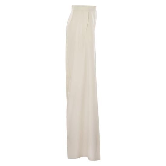 Max Mara MAX MARA Women Straight Pants 2511131011600 WHITE Size 32" / US 10 / IT 46 - 3 Thumbnail