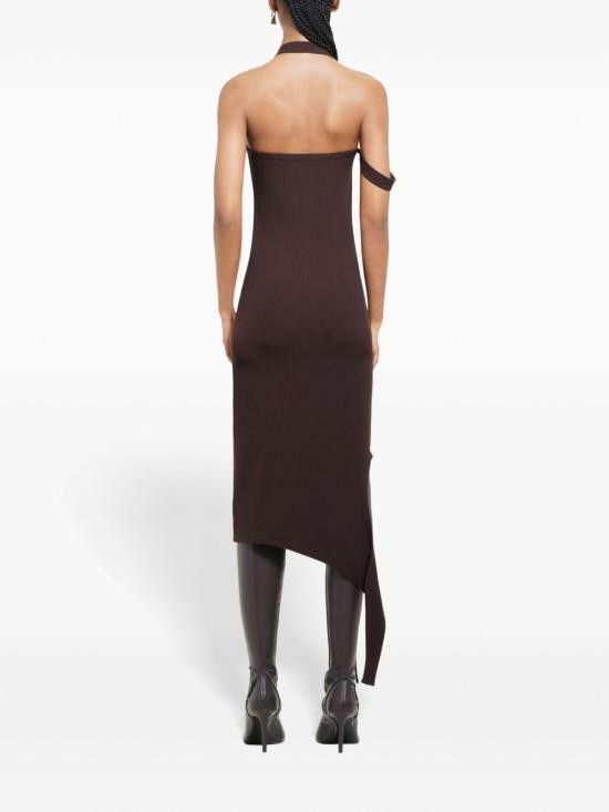 Courreges COURREGES Women Mid Skirts 424MRO484 FI00011983 Brown Size S / US 4 / IT 40 - 3 Thumbnail