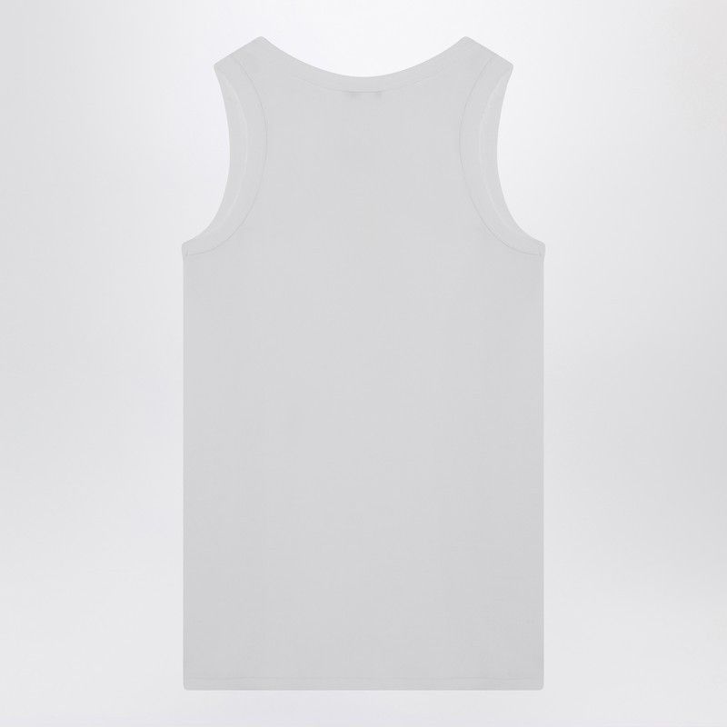 Alexander McQueen Alexander Mcqueen White Cotton Tank Top Size US S / EU 44-46 / 1 - 2 Thumbnail