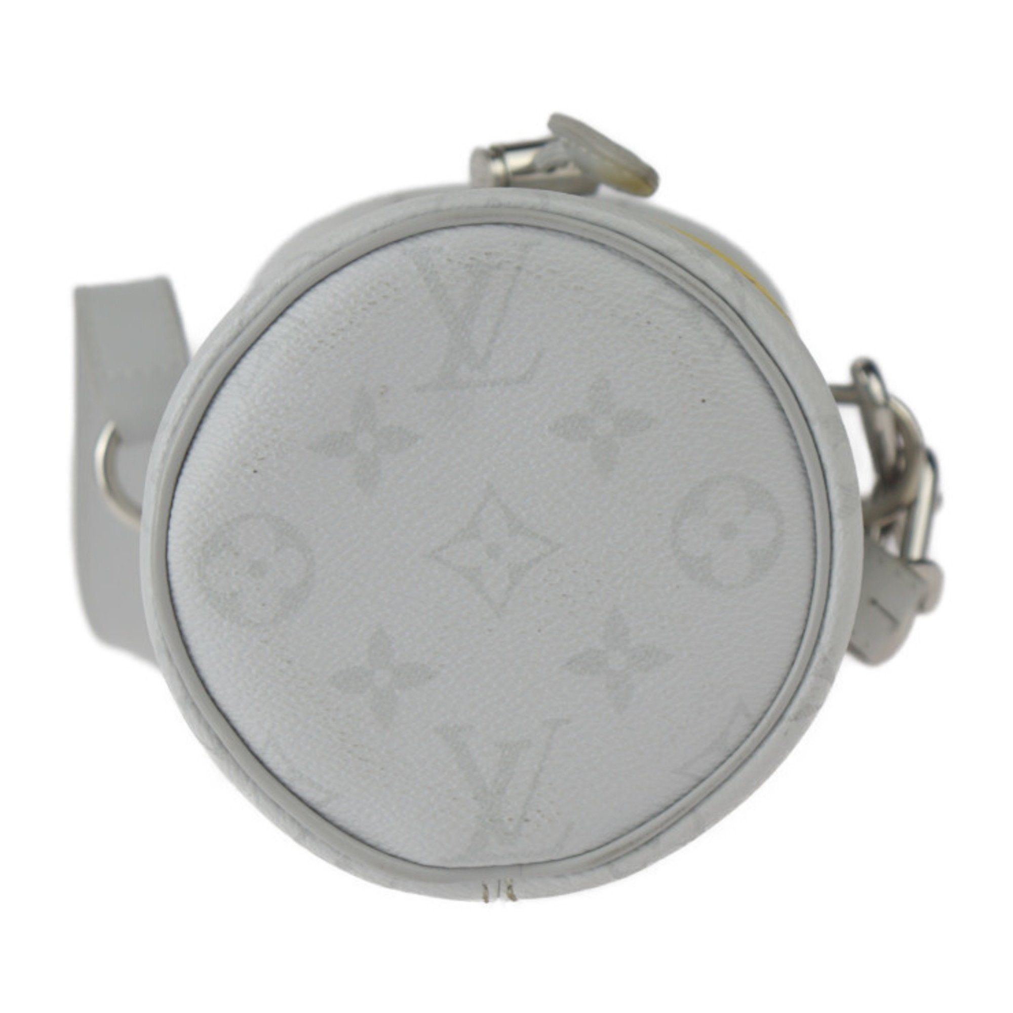 Louis Vuitton Louis Vuitton Chalk Nano Bag White Monogram Shoulder M44631 Leather Grey Pochette Size ONE SIZE - 7 Thumbnail