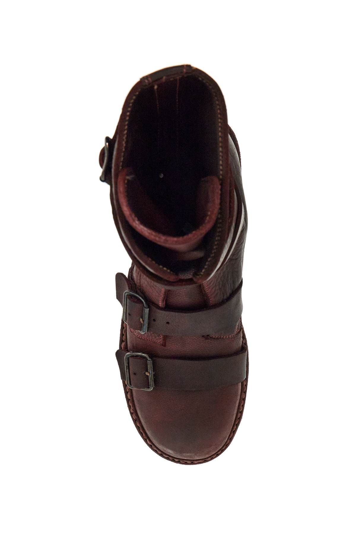 Guidi GUIDI Dark Red Horse Leather Boots With Adjustable Straps Size US 9 / EU 42 - 2 Thumbnail