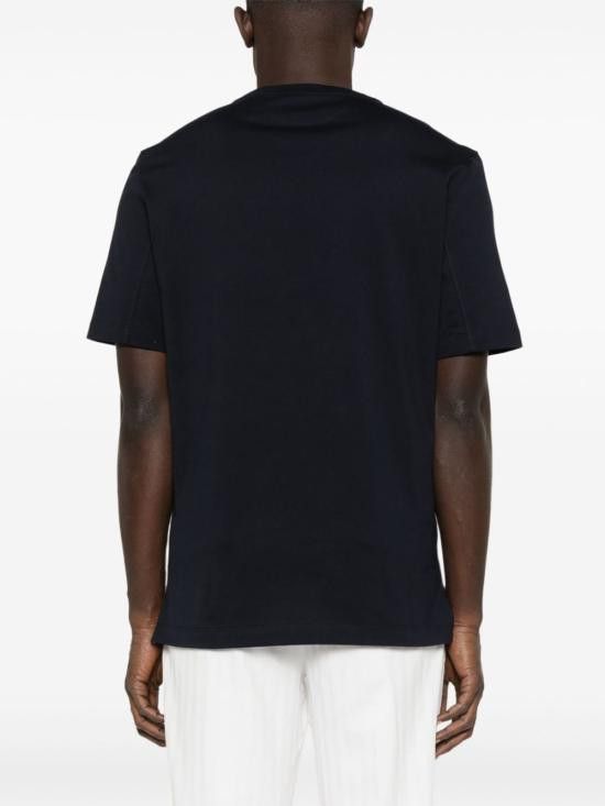 Brunello Cucinelli BRUNELLO CUCINELLI Men T-Shirts M0B138440 C4425 Blue Size US XL / EU 56 / 4 - 2 Thumbnail