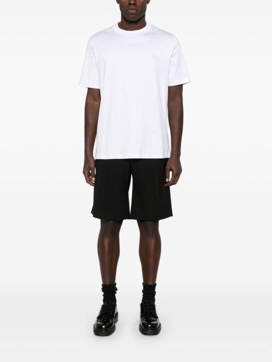 Brunello Cucinelli BRUNELLO CUCINELLI Men T-Shirts M0B138440 C6159 White Size US XL / EU 56 / 4 - 4 Thumbnail