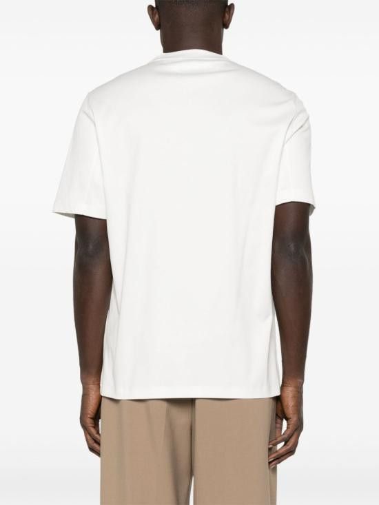 Brunello Cucinelli BRUNELLO CUCINELLI Men T-Shirts M0B137444G C7220 White Size US XL / EU 56 / 4 - 4 Thumbnail