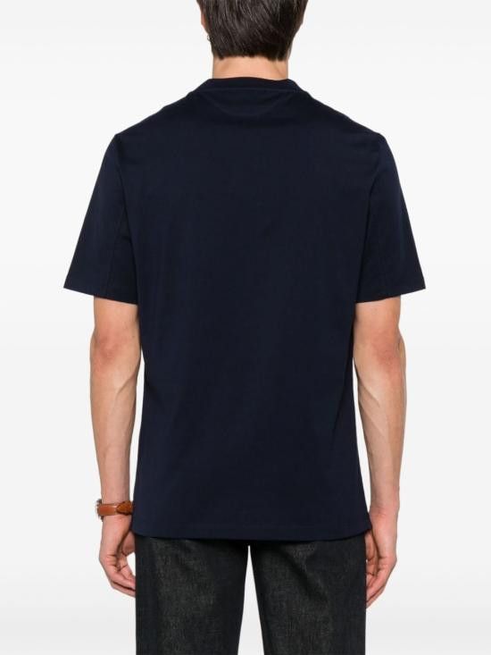 Brunello Cucinelli BRUNELLO CUCINELLI Men T-Shirts M0B137444G C6134 Blue Size US XL / EU 56 / 4 - 3 Thumbnail