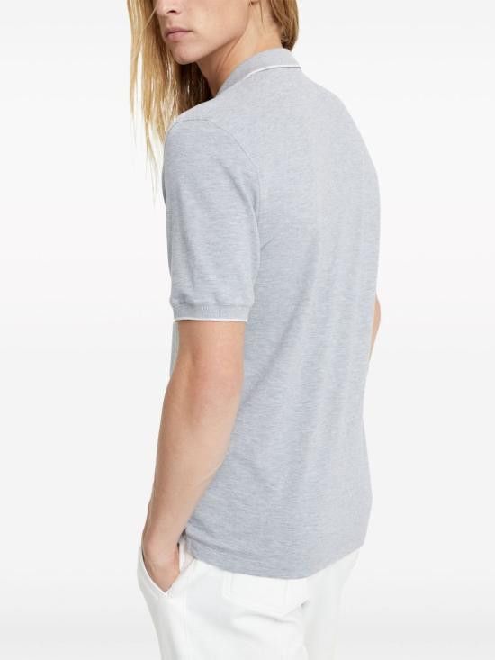 Brunello Cucinelli BRUNELLO CUCINELLI Men Polo Shirts ME8549779G CQ087 Grey Size US XL / EU 56 / 4 - 5 Thumbnail
