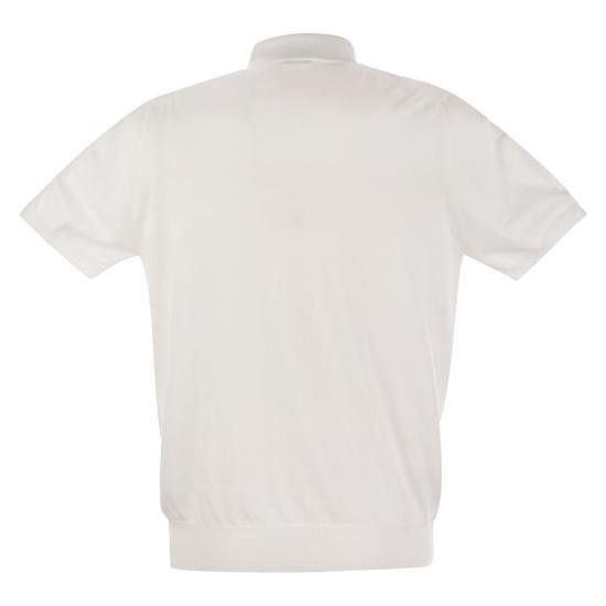 Kiton KITON Men Polo Shirts UMKXX3340C00P WHITE Size US L / EU 52-54 / 3 - 2 Thumbnail