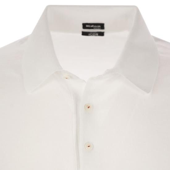 Kiton KITON Men Polo Shirts UMKXX3340C00P WHITE Size US L / EU 52-54 / 3 - 4 Thumbnail