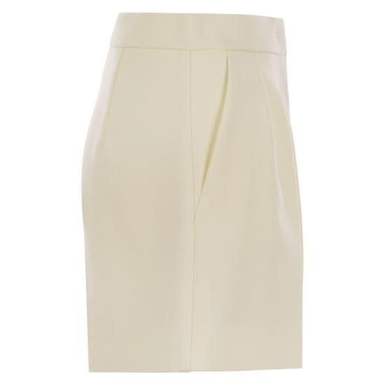 Max Mara MAX MARA Women Shorts & Burmudas 2511141011600 WHITE Size 27" / US 4 / IT 40 - 3 Thumbnail