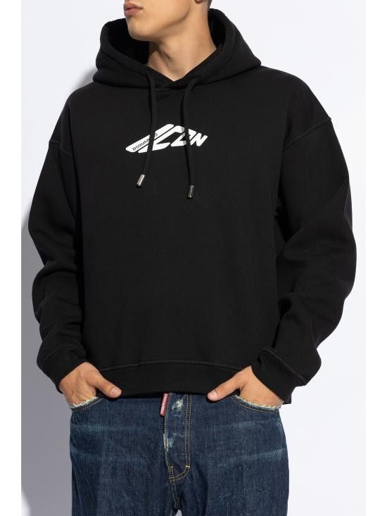 Dsquared2 DSQUARED2 Men Hoodies S79GU0137D25007 900 BLACK Size US S / EU 44-46 / 1 - 3 Thumbnail