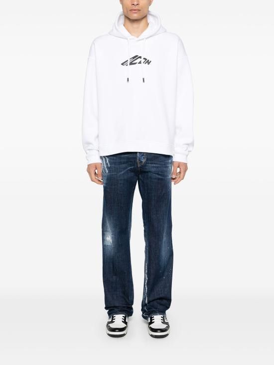 Dsquared2 DSQUARED2 Men Hoodies S79GU0137D25007 100 WHITE Size US L / EU 52-54 / 3 - 2 Thumbnail