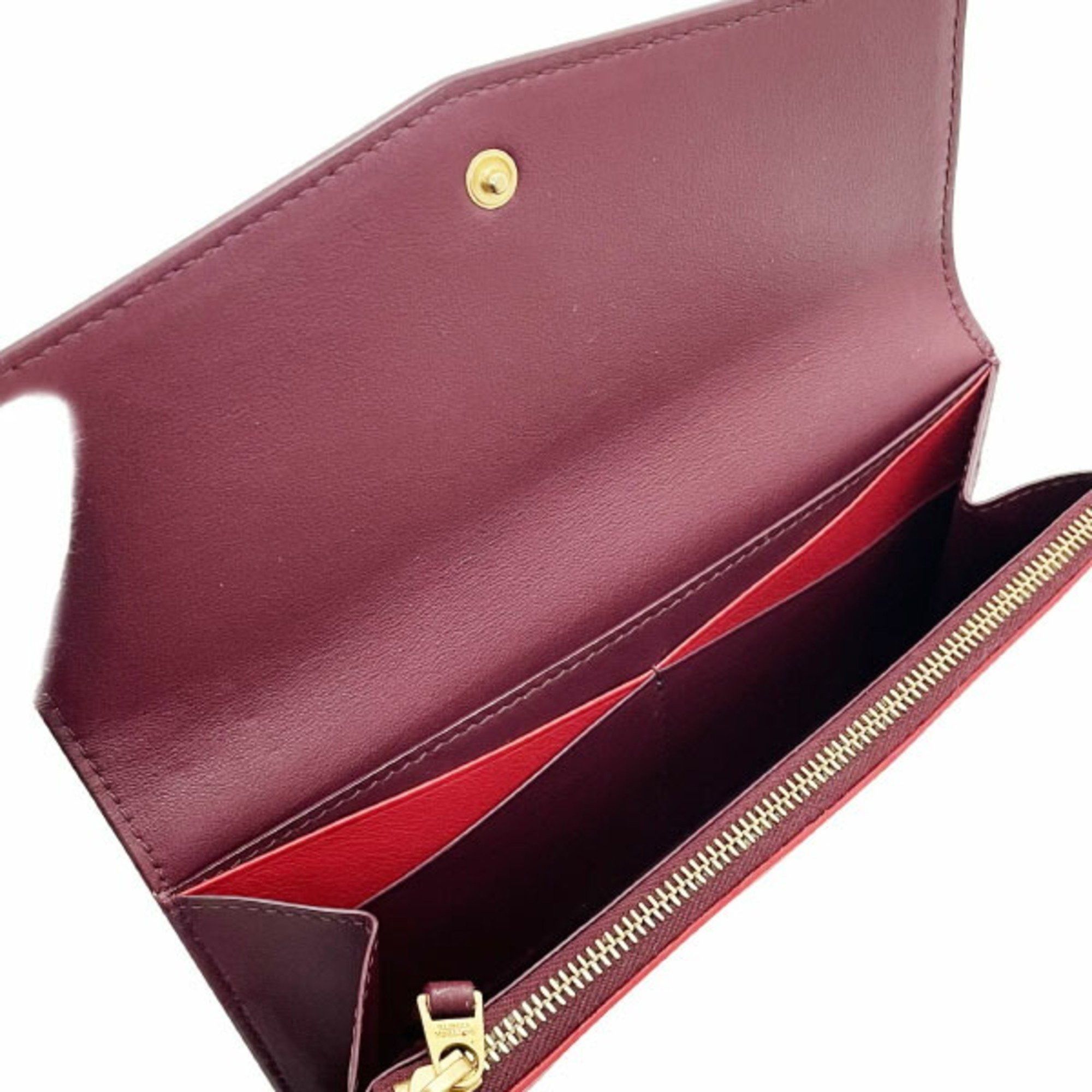 Bottega Veneta Bottega Veneta Bicolor Bi-fold Long Wallet Leather Bordeaux Red 608260 BOTTEGA VENETA ATAR-14142 Size ONE SIZE - 7 Thumbnail