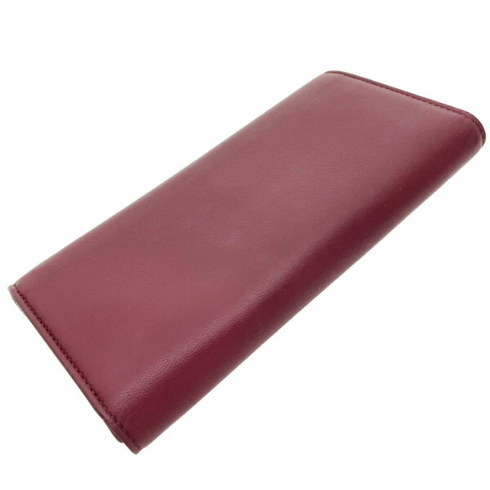 Bottega Veneta Bottega Veneta Bicolor Bi-fold Long Wallet Leather Bordeaux Red 608260 BOTTEGA VENETA ATAR-14142 Size ONE SIZE - 3 Thumbnail