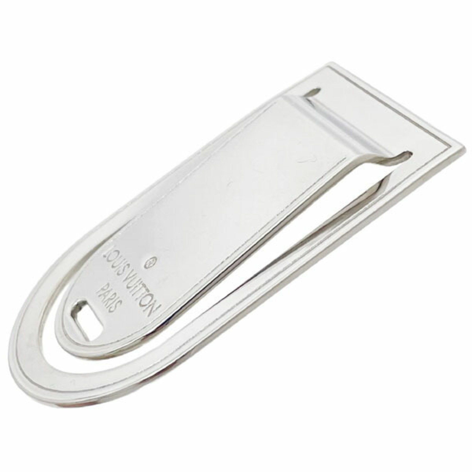 Louis Vuitton Louis Vuitton Money Clip, Porte Address, Metal, Silver, M65067, LOUIS VUITTON, Bill Wallet, Men's, YY-14044 Size ONE SIZE - 3 Thumbnail