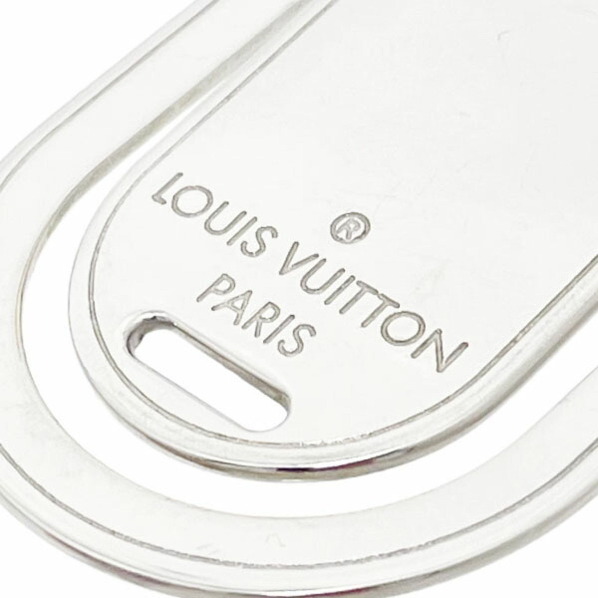 Louis Vuitton Louis Vuitton Money Clip, Porte Address, Metal, Silver, M65067, LOUIS VUITTON, Bill Wallet, Men's, YY-14044 Size ONE SIZE - 4 Thumbnail