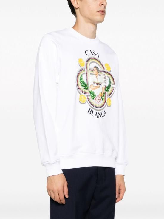 Casablanca CASABLANCA Men Hoodies UMF23JTP00101 LEJOUEUR White Size US S / EU 44-46 / 1 - 2 Thumbnail
