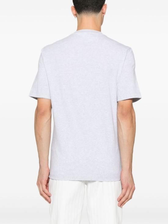 Brunello Cucinelli BRUNELLO CUCINELLI Men T-Shirts M0B138440 C8080 Light Grey Size US XL / EU 56 / 4 - 2 Thumbnail