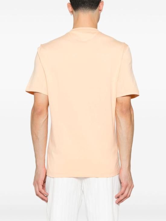 Brunello Cucinelli BRUNELLO CUCINELLI Men T-Shirts M0B138440 C2122 Orange Size US XL / EU 56 / 4 - 3 Thumbnail