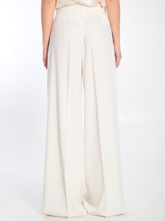 Max Mara MAX MARA Women Straight Pants 2511131011600 WHITE Size 27" / US 4 / IT 40 - 4 Thumbnail