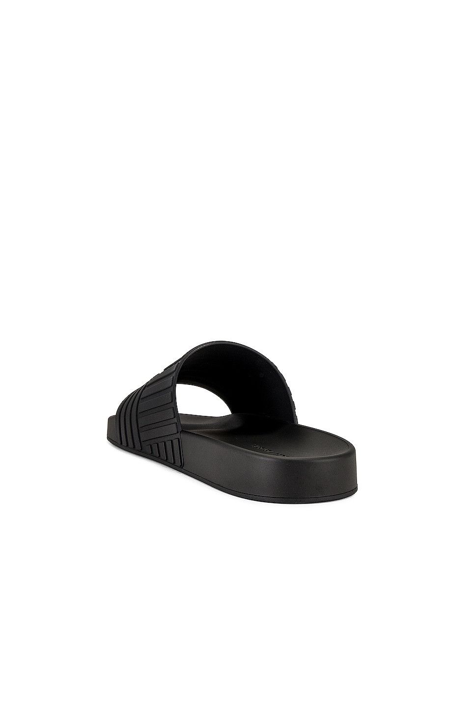 Bottega Veneta Slider Rubber Sandals in Black Size US 9 / EU 42 - 3 Thumbnail