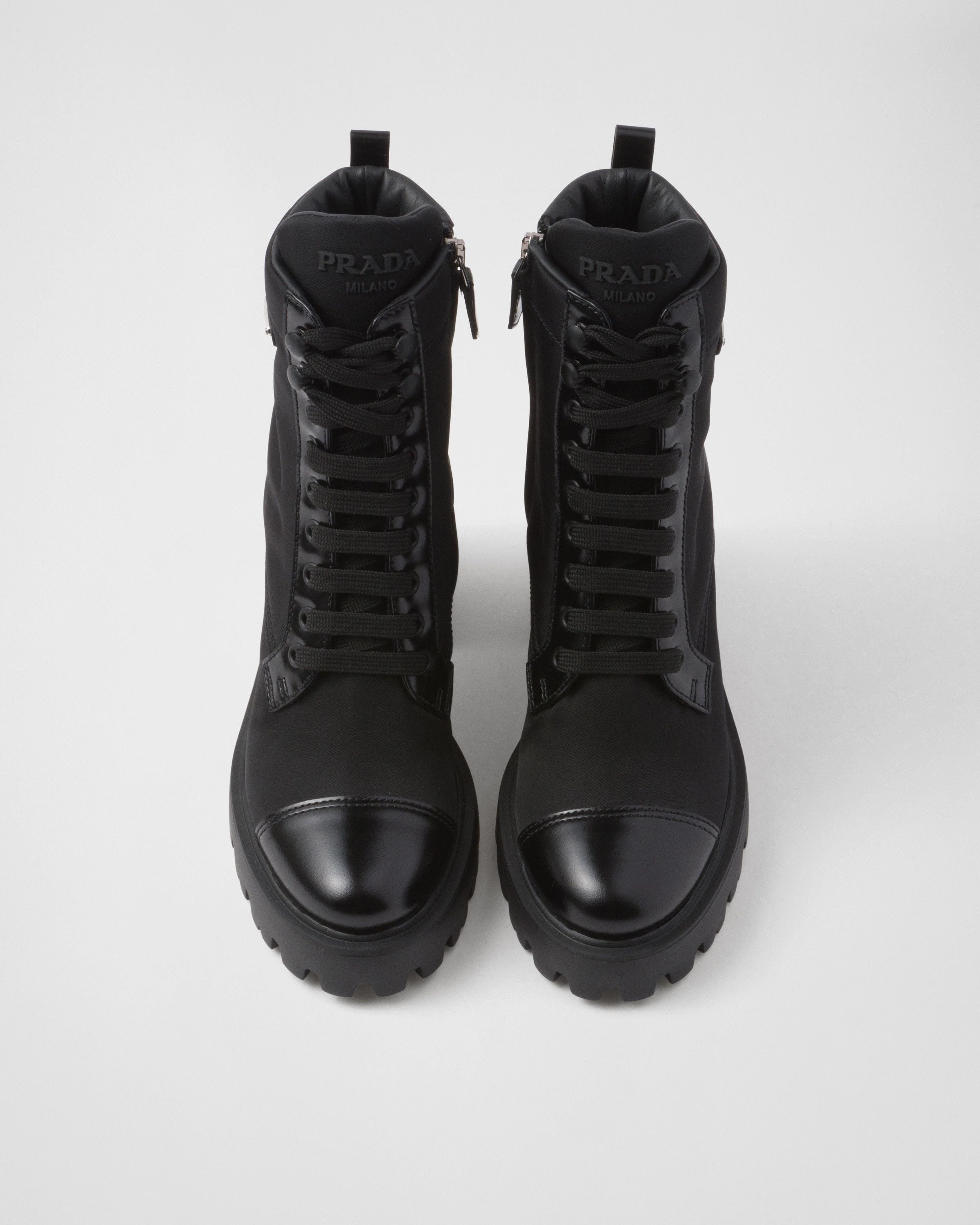 Prada Re-Nylon and leather booties Size US 5.5 / IT 35.5 - 3 Thumbnail