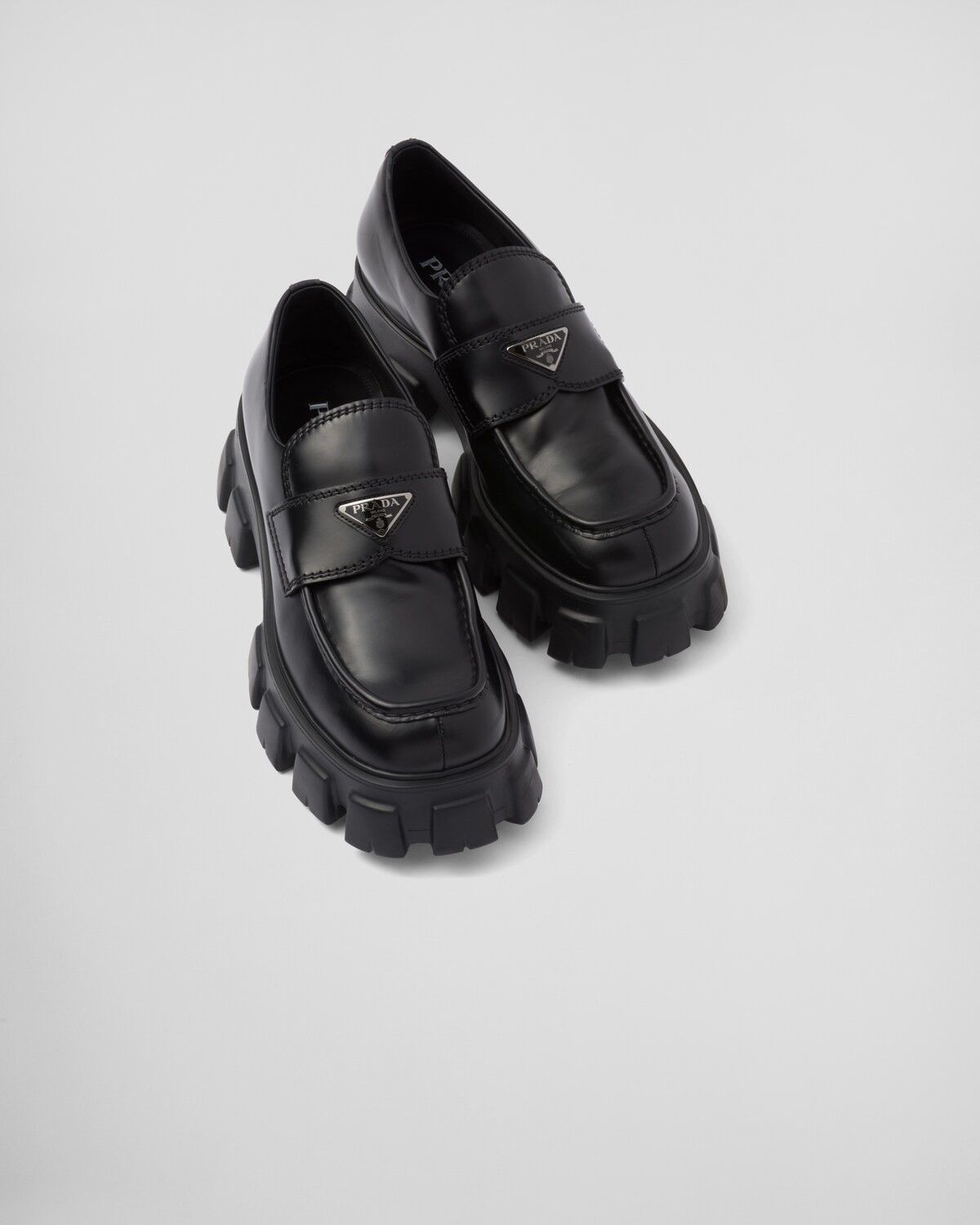 Monolith Brushed Leather Loafers