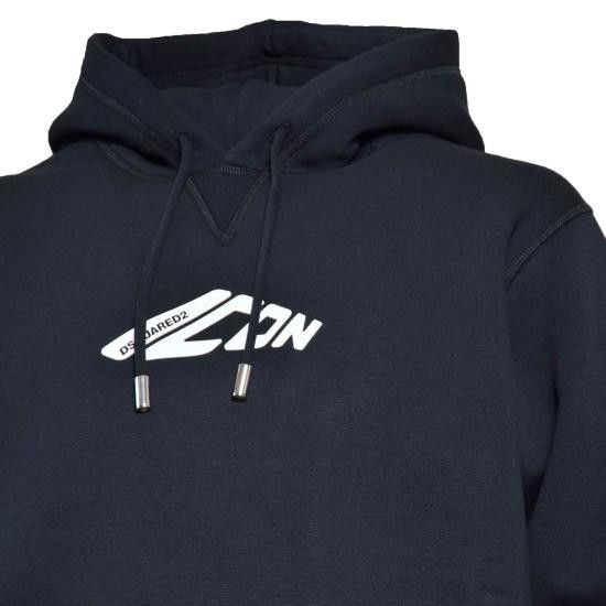 Dsquared2 DSQUARED2 Women Hoodies S80GU0106D25007 900 BLACK Size M / US 6-8 / IT 42-44 - 3 Thumbnail