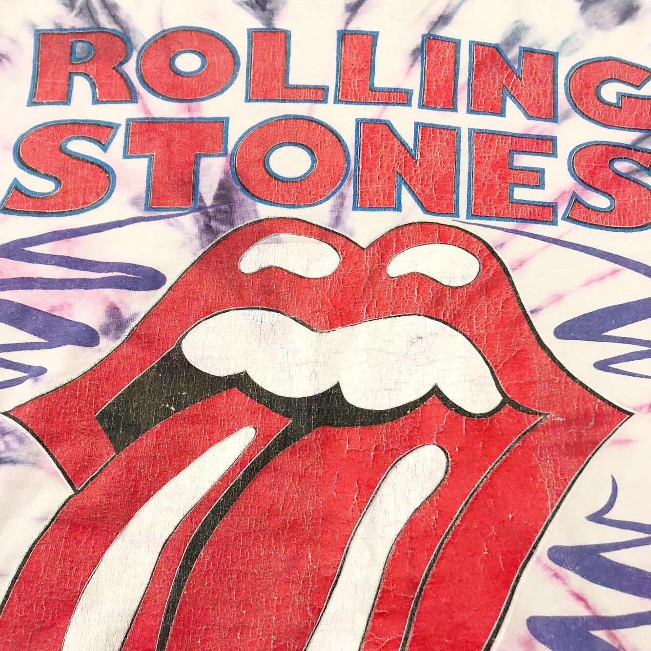 The Rolling Stones The Rolling Stones Voodoo Lounge 1994 Tie Dye Tour T-Shirt Size US XL / EU 56 / 4 - 4 Thumbnail