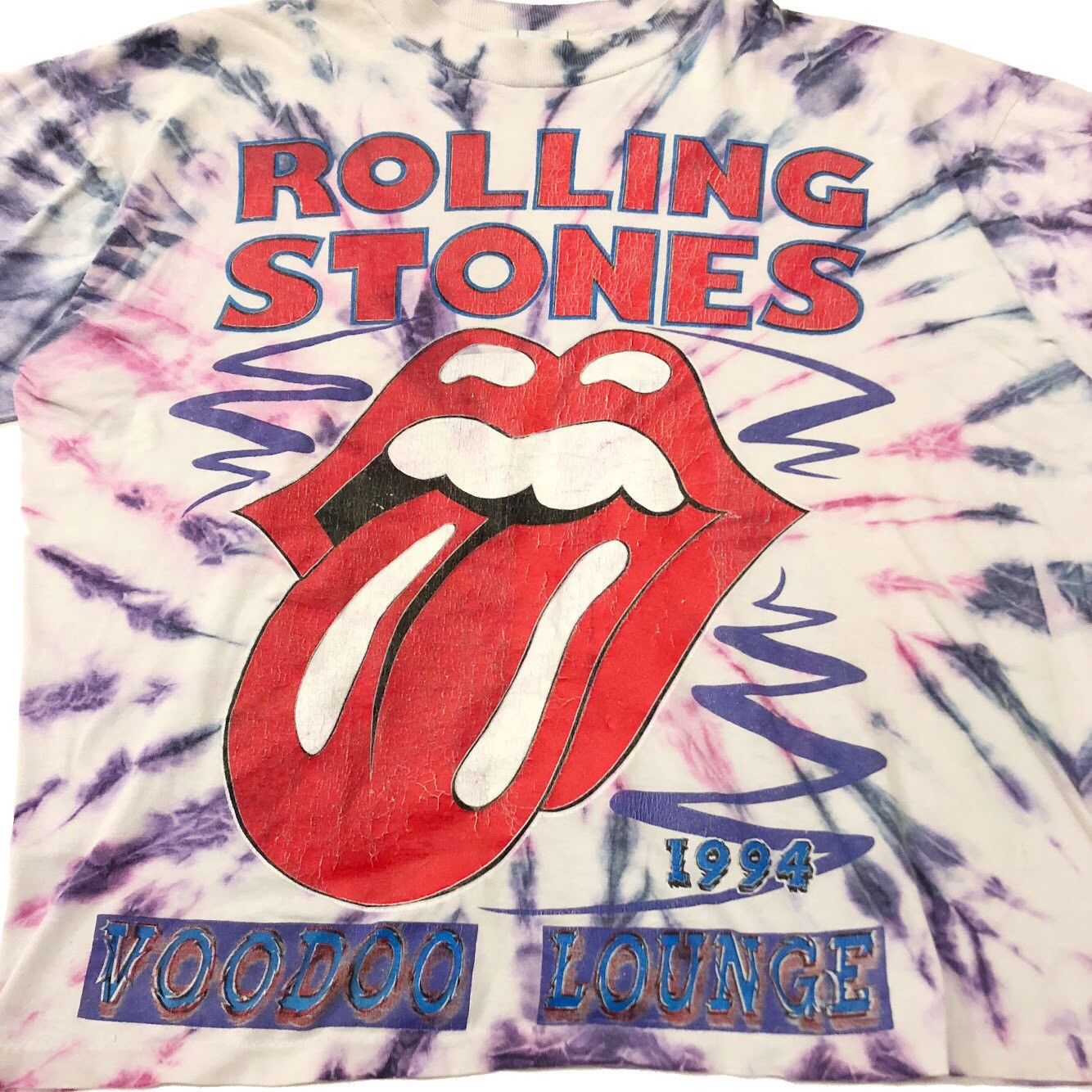 The Rolling Stones The Rolling Stones Voodoo Lounge 1994 Tie Dye Tour T-Shirt Size US XL / EU 56 / 4 - 3 Thumbnail