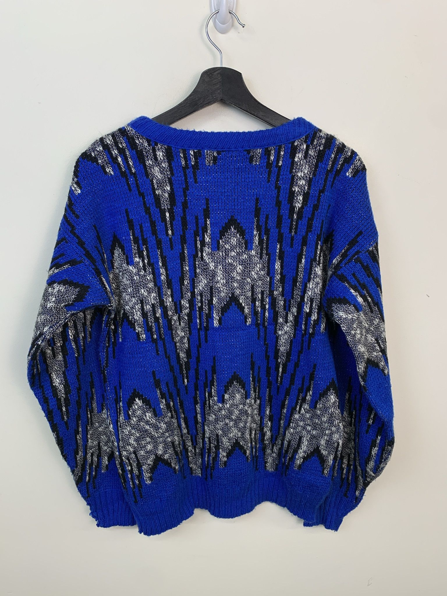Other Vintage Sweater 1990s Knit Tons O Fun Blue Glacier Knit Sweater Size M Size US M / EU 48-50 / 2 - 3 Thumbnail