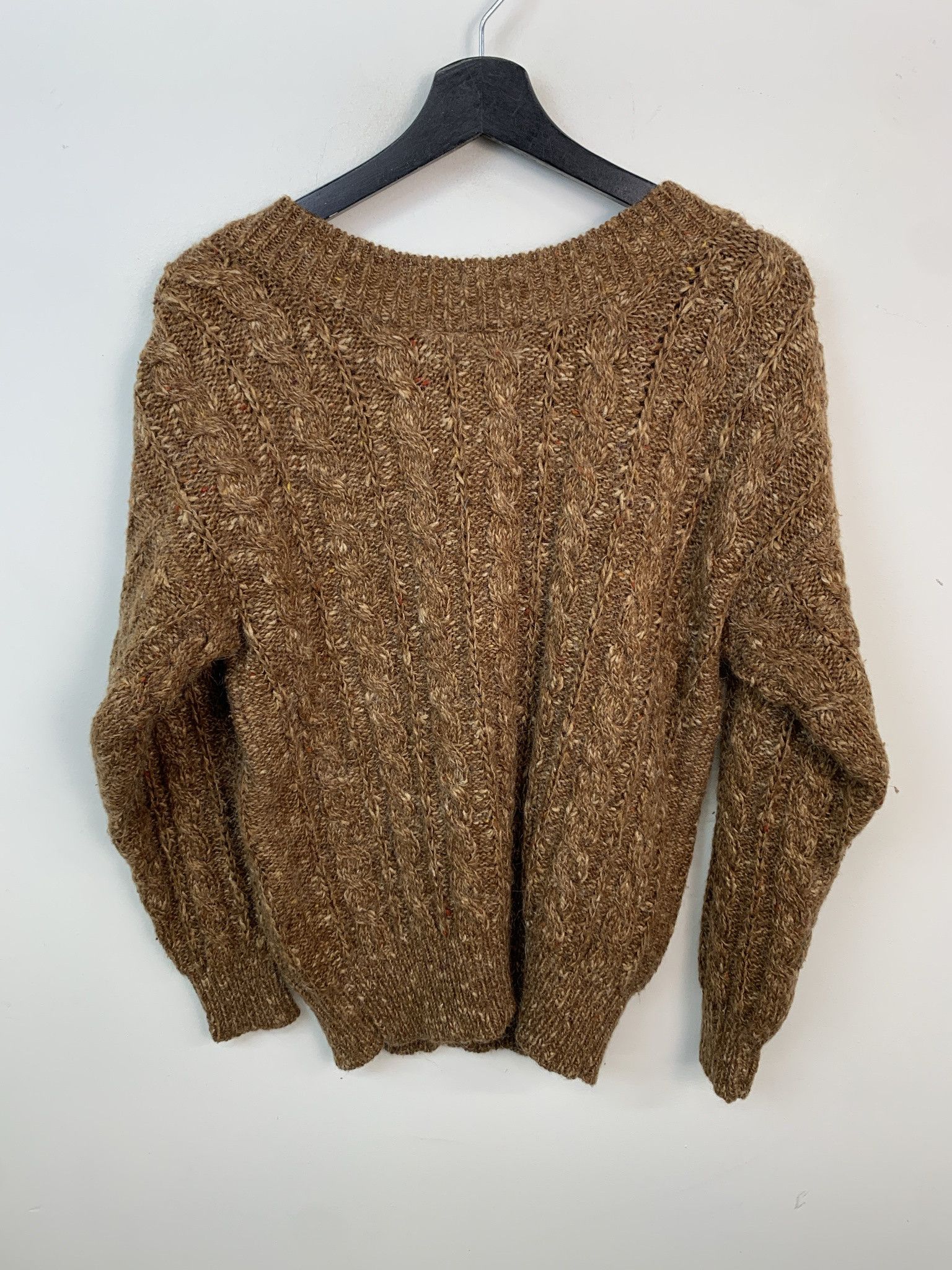 Other Vintage Sweater 1990s Knit Liz Claiborne Mohair Cableknit Burnt Orange Knit Sweater Size S Size US S / EU 44-46 / 1 - 3 Thumbnail