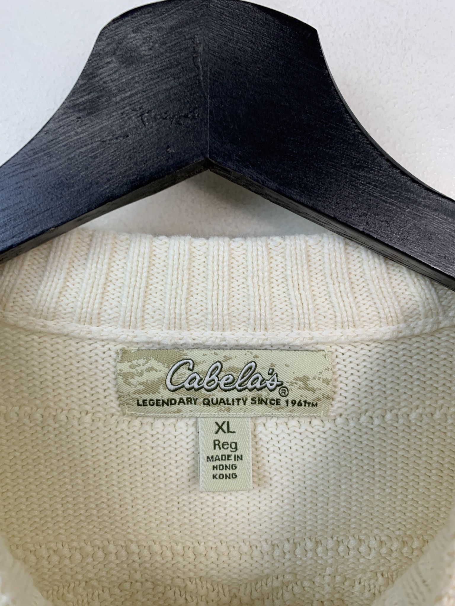 Other Vintage Sweater 1990s Knit Cabelas Bird Embroidered Raised 3D Knit Sweater Size L (XL) Size US L / EU 52-54 / 3 - 2 Thumbnail