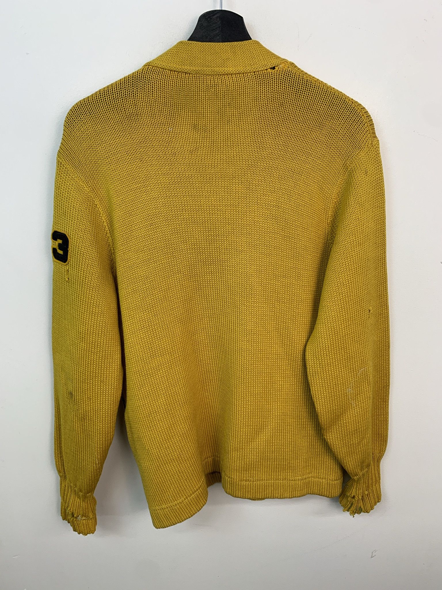 Other Vintage Sweater 1950s Varsity Cardigan Knit Sweater Size M Size US M / EU 48-50 / 2 - 5 Thumbnail