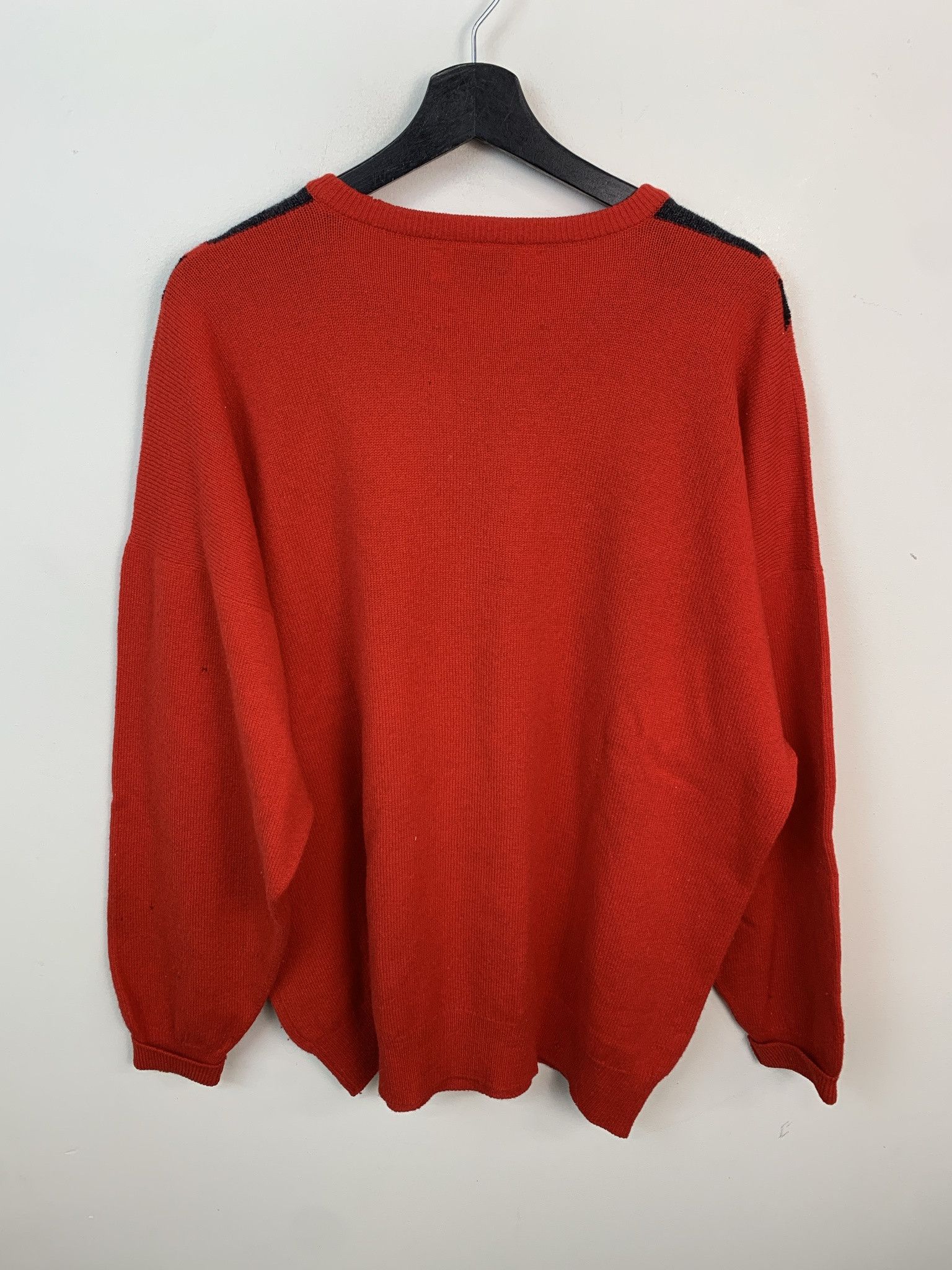Other Vintage Sweater 1990s Knit Pringle Grey Fence Red Knit Sweater Size XL Size US XL / EU 56 / 4 - 3 Thumbnail
