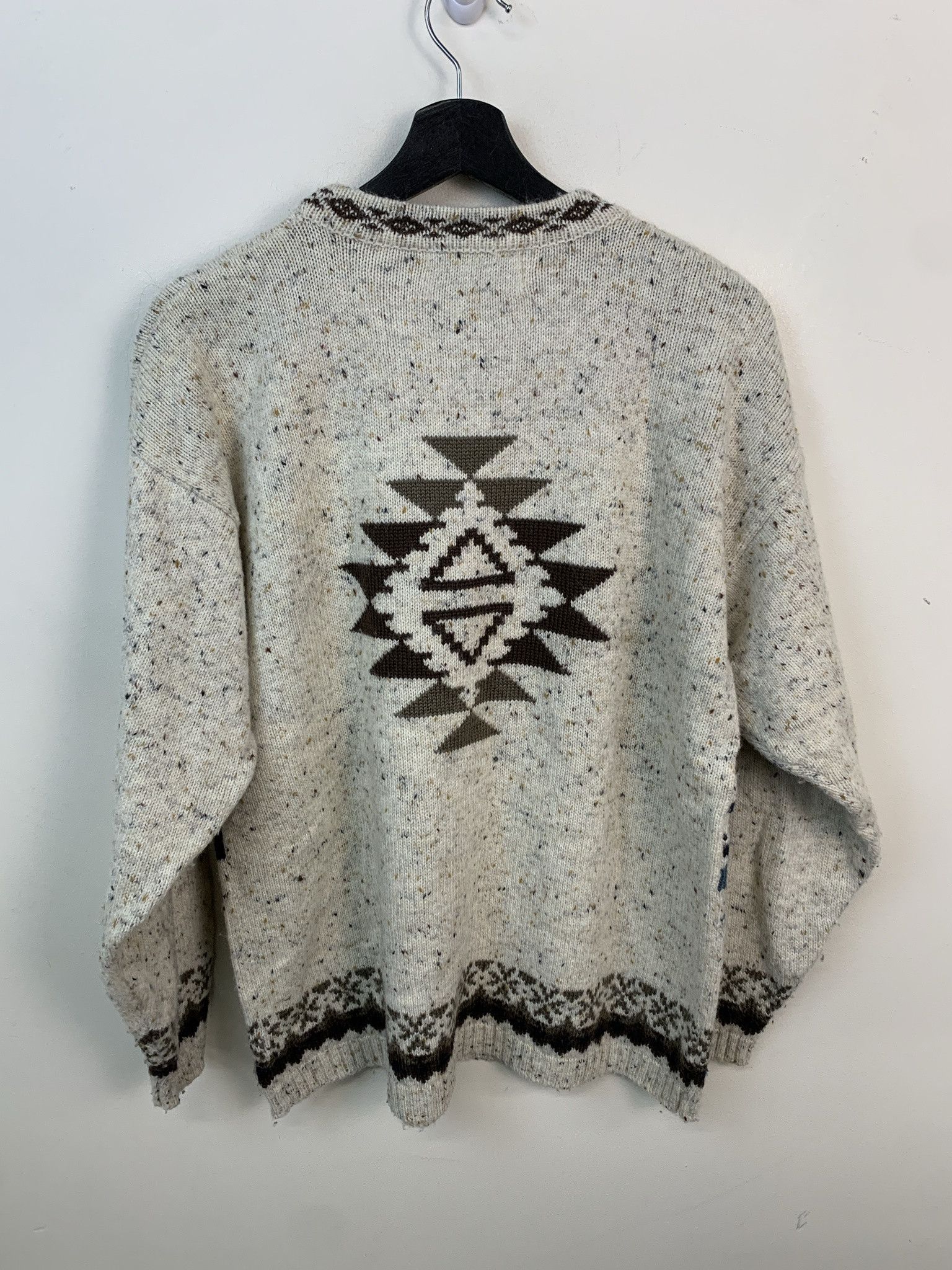 Vintage Vintage Sweater 1990s Knit Navajo Mountain Knit Sweater Size M Size US M / EU 48-50 / 2 - 3 Thumbnail